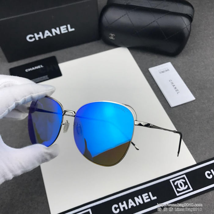 CHANEL香奈兒 2019新款 無框墨鏡 高清尼龍鏡片 太陽鏡  lly1554